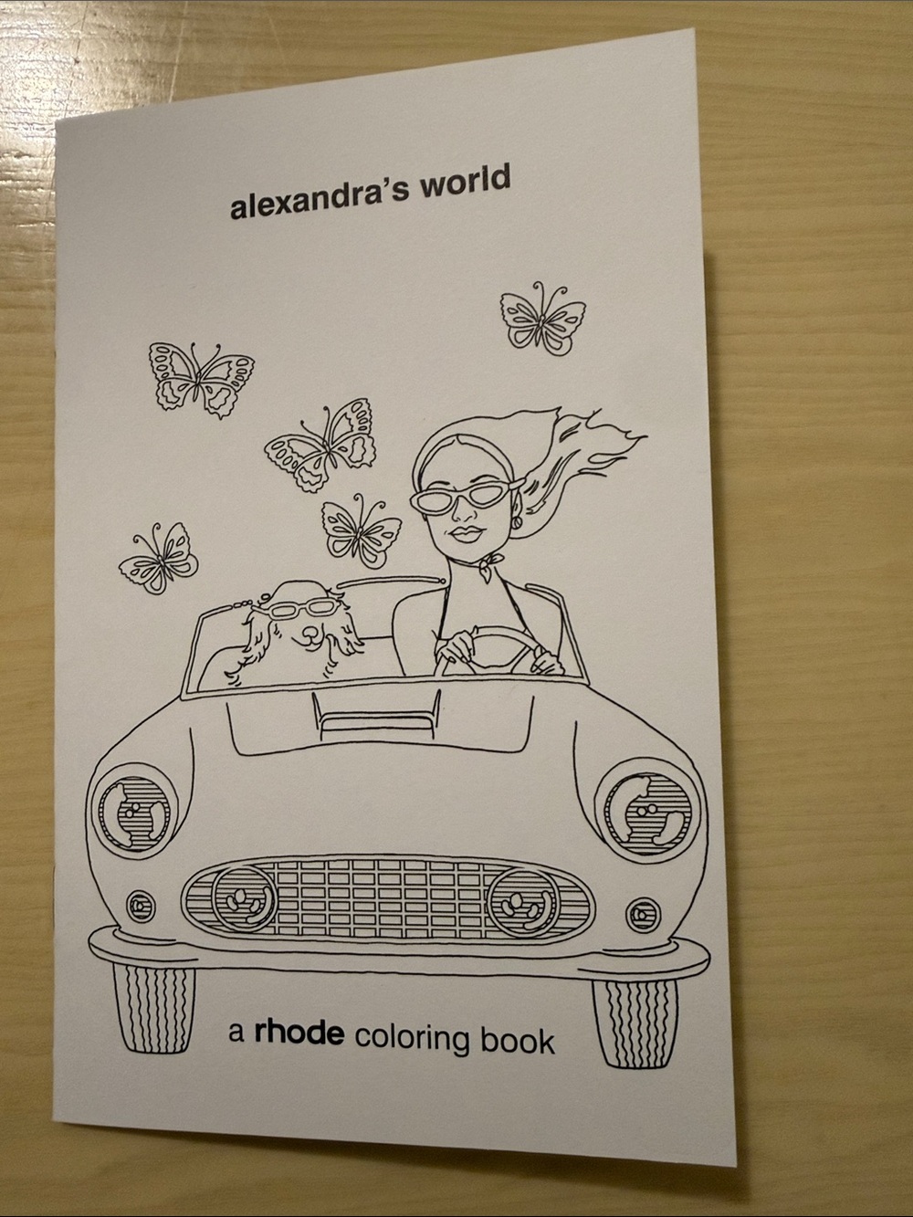 (NEW) Rhode x Alexandra Leclerc - Alexandra’s World Rhode Coloring Book